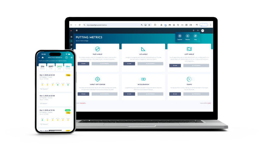 OnePuttPro App & Dashboard